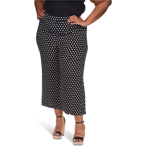 Michael Michael Kors Plus Size Polka Dot Wide Leg Pants