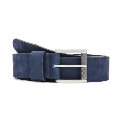 Johnston & Murphy Nubuck Roller Buckle Belt
