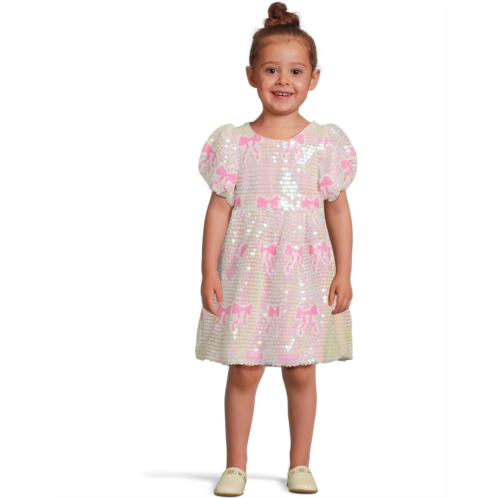 Girls Lola and The Boys Sequin Bow Dress (Toddler/Little Kid/Big Kid)