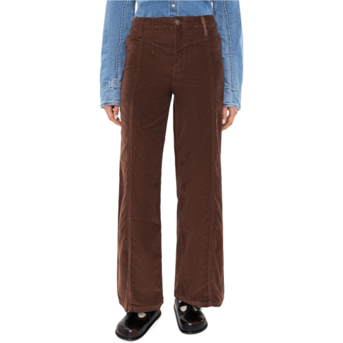 Womens Free People We The Free Libre Cord Wide-Leg Jeans