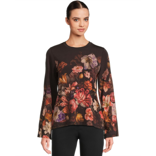 Womens Johnny Was The Janie Favorite Flare Sleeve Crew Neck