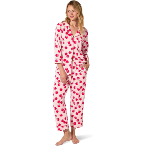 Bedhead PJs 3/4 Sleeve Classic Stretch Jersey Crop Pj Set