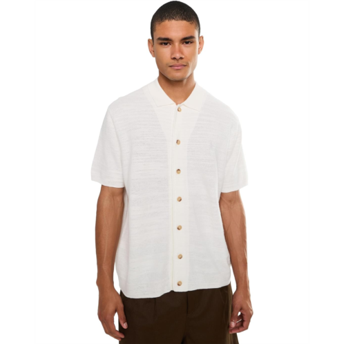 Mens Polo Ralph Lauren Cotton Linen Short Sleeve Cardigan