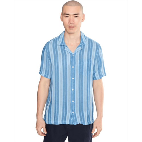 L.L.Bean Mens LLBean Cloud Gauze Shirt Short Sleeve Slightly Fitted Regular
