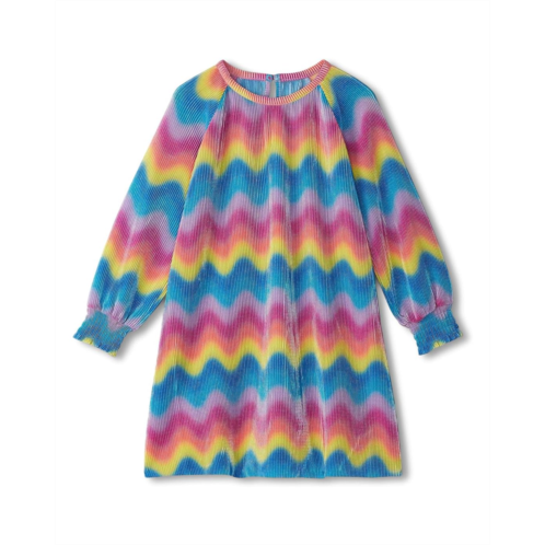 Hatley Kids Rainbow Wave Pleated A-line Dress (Toddler/Little Kid/Big Kid)
