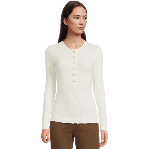 Faherty Paradise Pointelle Henley