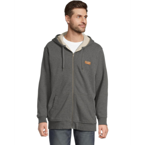 L.L.Bean Mens LLBean Katahdin Iron Works Hooded Sweatshirt Fleece-Lined Tall