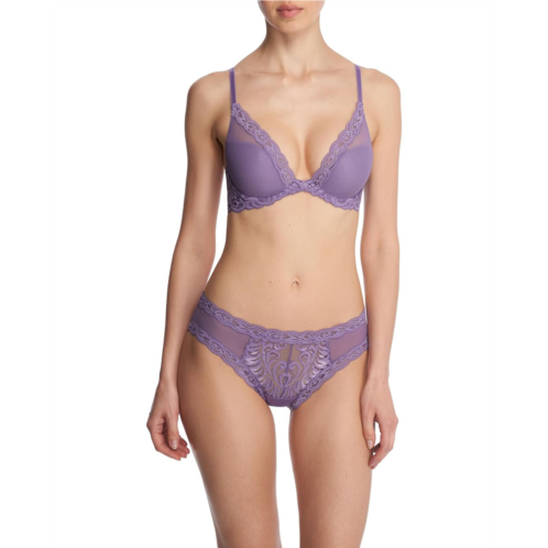 Womens Natori Feathers Contour Plunge