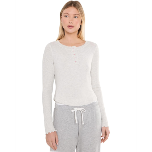 Womens Free People Dream State Henley Top