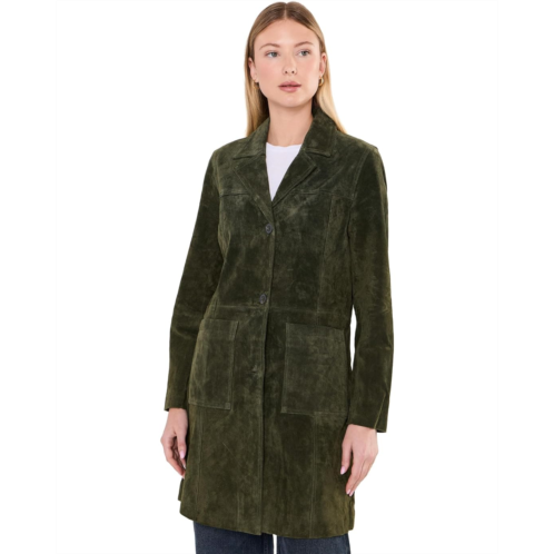 Womens Blank NYC Spicy Herbs Trench Coat