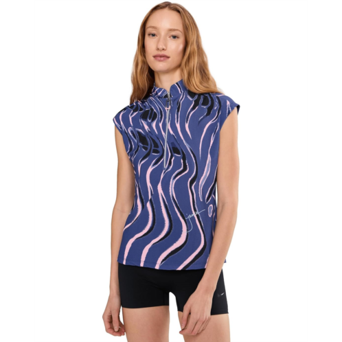 Womens Jamie Sadock Whirlwind Print Polo