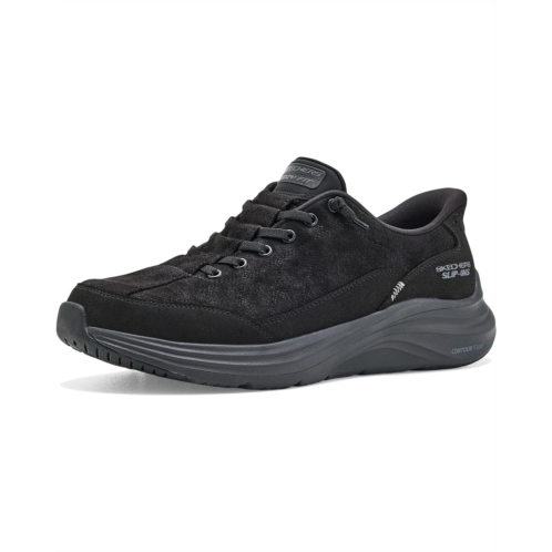 Mens SKECHERS Contour Foam Cozy Fit Calvoro Hands-Free Slip-Ins