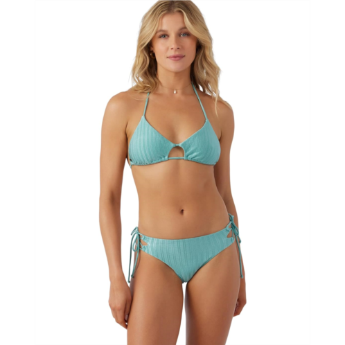 O Neill Mizi Metallic Rib Madird Top