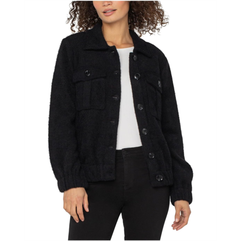 Womens Liverpool Los Angeles Collared Bomber Jacket