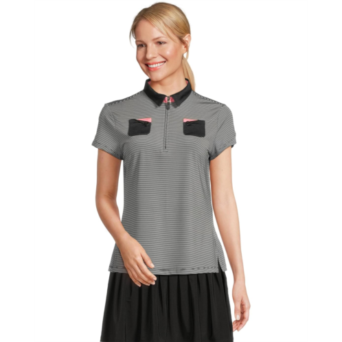 Jamie Sadock Striped Short Sleeve Top