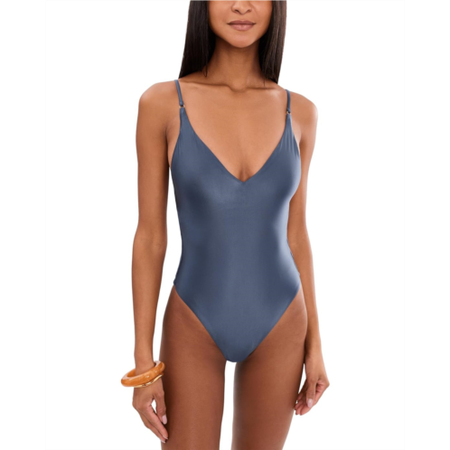 Womens Seafolly Belle V-Neck One-Piece