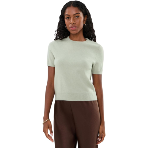 Womens Vince Relaxed Short Sleeve Crew