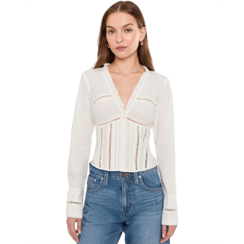Free People Frankie Corset Long Sleeve Top
