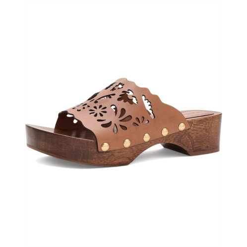 Womens FARM Rio Lace Leather Clogs