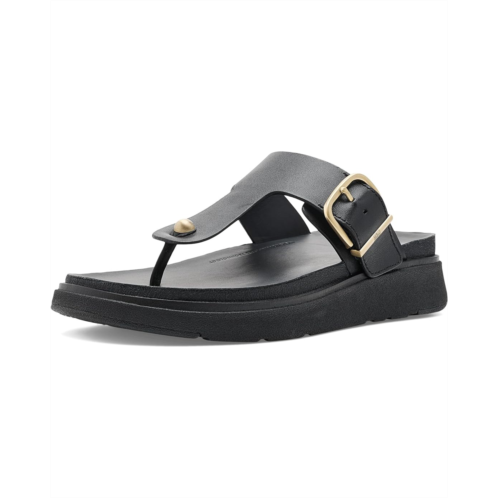 Womens FitFlop Gen-FF Buckle Leather Toe-Post Sandals