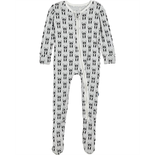 Kids Kickee Pants Kids Print Footie with 2 Way Zipper (Infant)