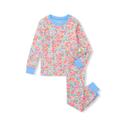 Girls Hatley Kids Whimsical Flowers Cotton Pajama Set (Toddler/Little Kid/Big Kid)