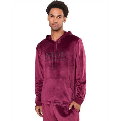 Mens Polo Ralph Lauren Plush Velour Long Sleeve Hoodie