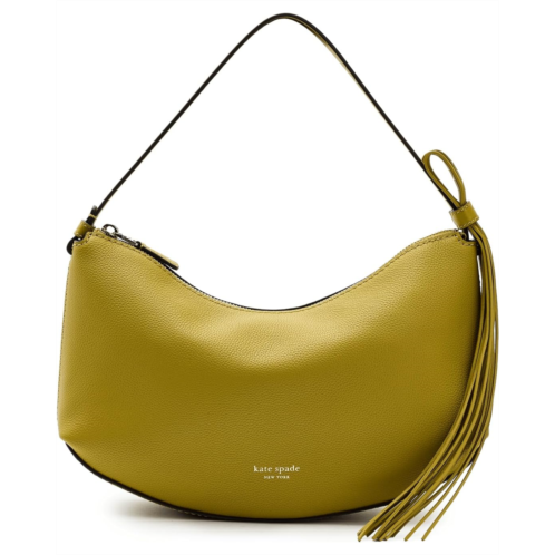 Kate Spade New York Loop Pebbled Leather Shoulder Bag With Fringe Strap