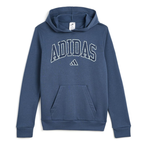 Adidas Kids Collegiate Arch Fleece Hooded Pullover (Big Kid)