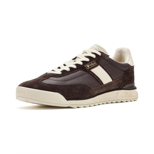 Mens Polo Ralph Lauren Varick Leather-Suede Sneakers