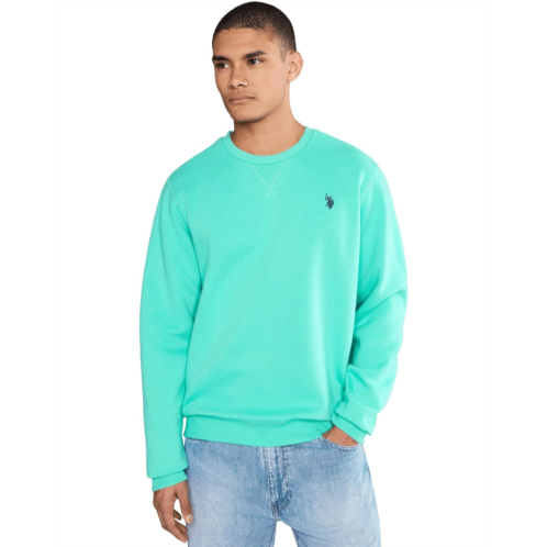 U.S. POLO ASSN. Long Sleeve Popover Crew Neck Fleece Sweatshirt