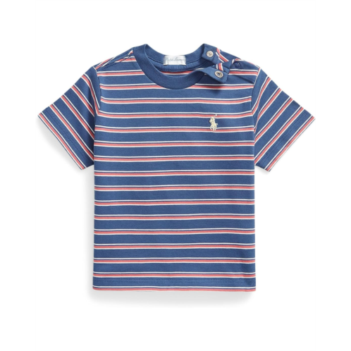 Boys Polo Ralph Lauren Kids Striped Cotton Jersey Tee (Infant)