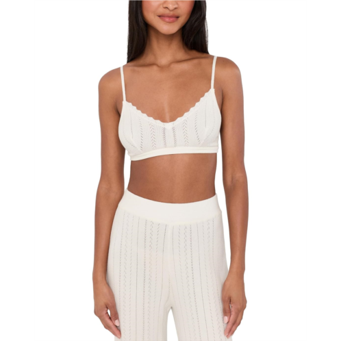 Womens Eberjey Pointelle Sweater Bralette