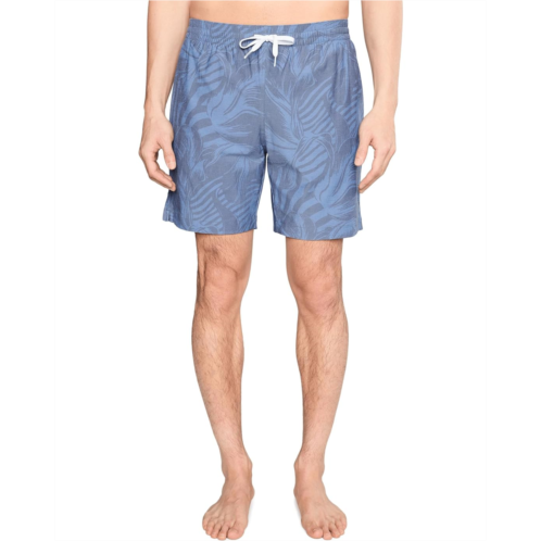 Chubbies The Indigo Crazies 7 (Classic Lined Swim Trunks)