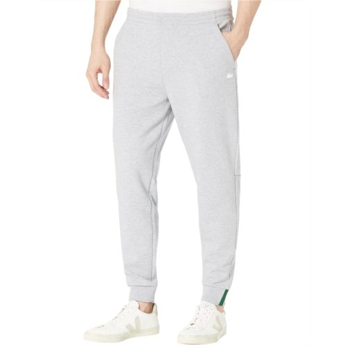 Mens Lacoste Solid Active Double Face Slim Joggers