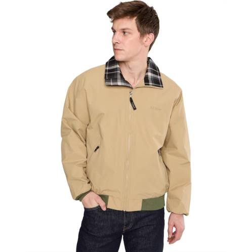 L.L.Bean Mens LLBean Warm-Up Jacket Flannel Lined Regular