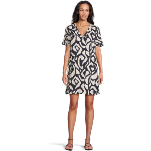 Tommy Bahama Two Palms Inlet Ikat Short Sleeve Dress