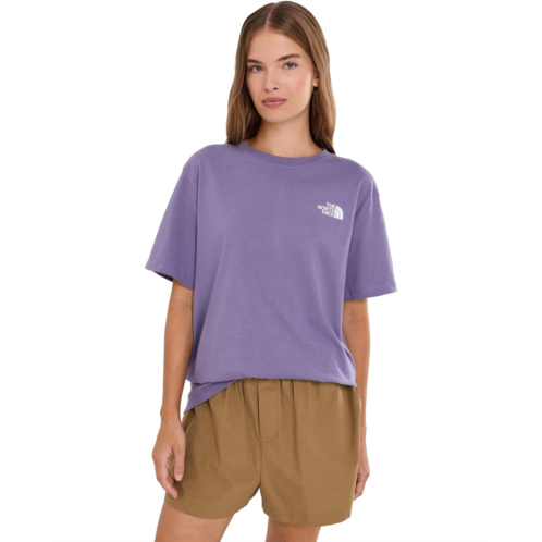 Womens The North Face Evolution Moon Florals Print Box NSE Relaxed Short Sleeve Tee