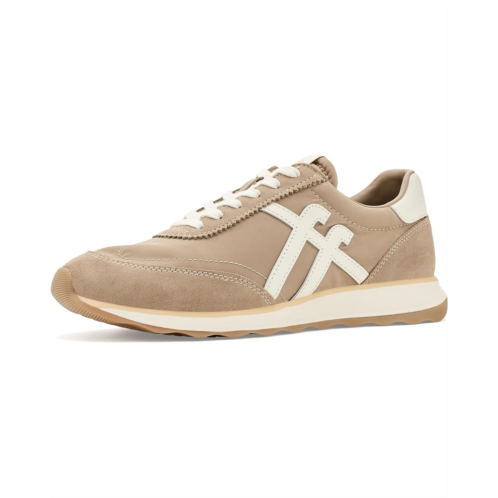 Womens FitFlop Retro-Q FF Fabric/Suede Sneakers