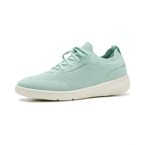 Womens FitFlop Super-Q Crystal-Trim Knit Slip-On Laced Sneakers