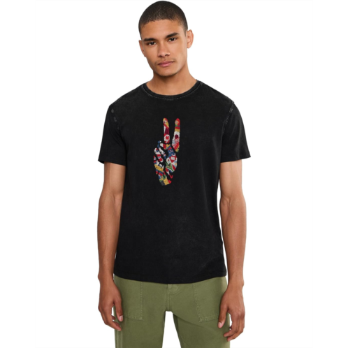 Mens John Varvatos World Flags Peace Tee KG7781F26