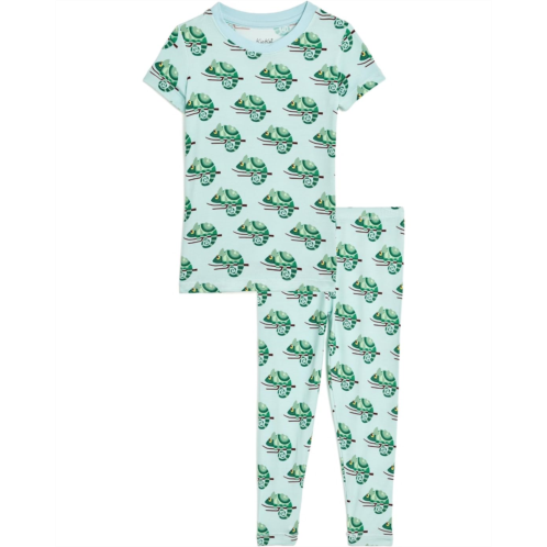 Kickee Pants Kids Print Short Sleeve Pajama Set (Toddler/Little Kid/Big Kid)