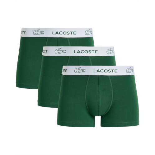 Mens Lacoste 3-Pack Stretch Cotton Trunks