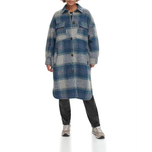 Levi s Long Length Wool Blend Shirt Jacket