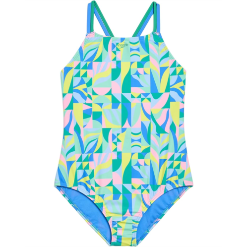Girls Speedo Kids Swimsuit One-Piece Thin Straps (Big Kid)