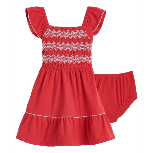 Girls Janie and Jack Smocked Top Dress (Infant/Toddler/Little Kid/Big Kid)