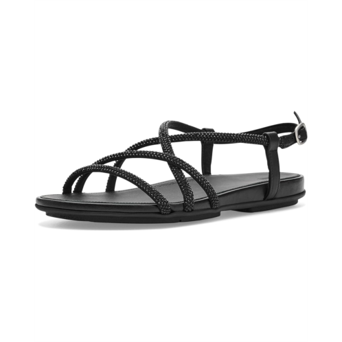 Womens FitFlop Gracie Crystal Strappy Back-Strap Sandals