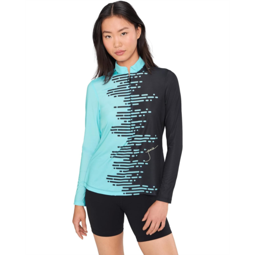 Jamie Sadock Sunsense Positive Negative Long Sleeve Quarter Zip