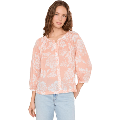 Johnny Was Michaella Peasant Blouse - Sorrento Sunshine
