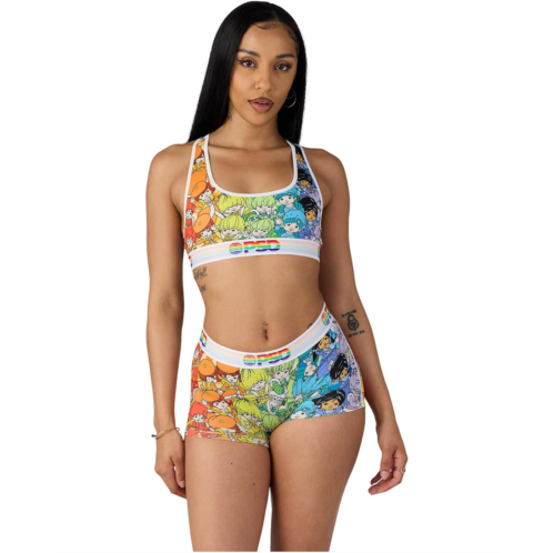 PSD Rainbow Brite Rainbow Sports Bra